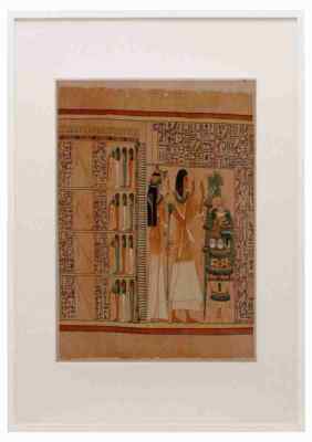 Ancient The Papyrus of Ani 1913 33 A3 A4 Framed Print Picture