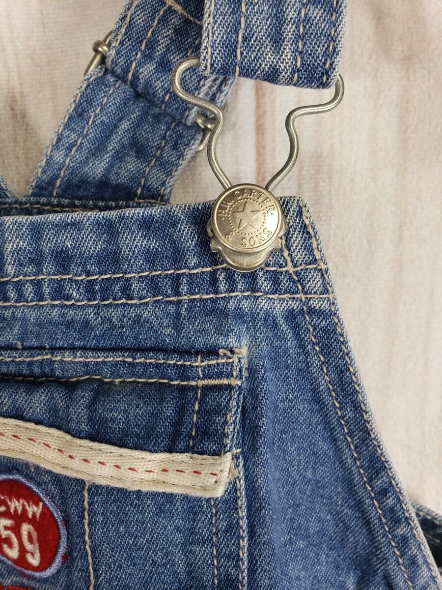 Carters Watch The Wear 6 9 Months Coveralls Denim Jean Carters Watch The Wear 6 9 Months Coveralls Denim Jean