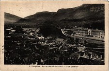 Old postcard Dauphiné - St-LAURENT-du-PONT - General view (433935)