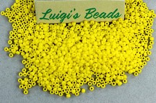 11/0 Round TOHO Japanese Glass Seed Beads 42B- Opaque Sunshine 10g