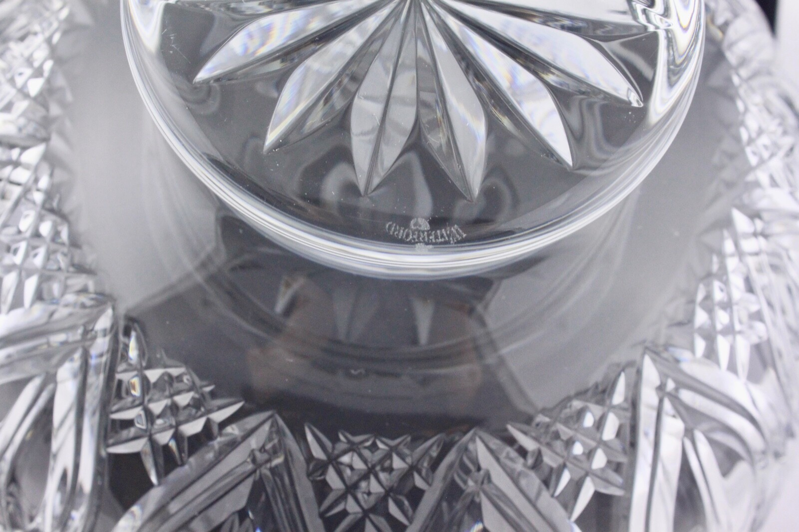 WATERFORD CRYSTAL 10" ASHBURY FOOTED BOWL - MINT