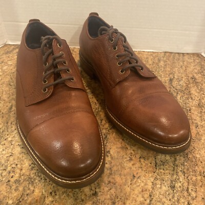 BRAND NEW Cole Haan Men’s Oxford Derby Shoes Brown Size 10 M C26149 Cole Haan Mens Tan Leather Derby Shoe Size 9 M Nicely Worn  main image 4