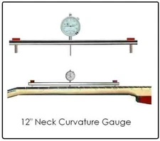 GeetarGizmos NECK CURVATURE (Relief) GAUGE for Guitar and Bass - FREE SHIPPING