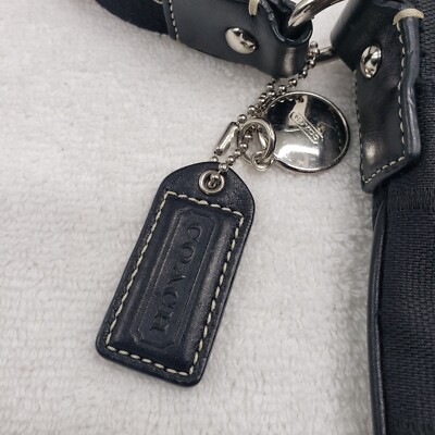 COACH G0767-40758 Signature Top Zip Crossbody Swingpack Bag Purse