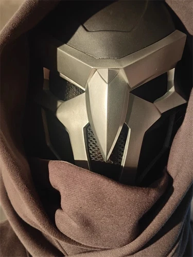 Overwatch 2 Reaper Gabriel Cosplay Full Face Mask Halloween Party FRP COS Prop - Picture 6 of 8