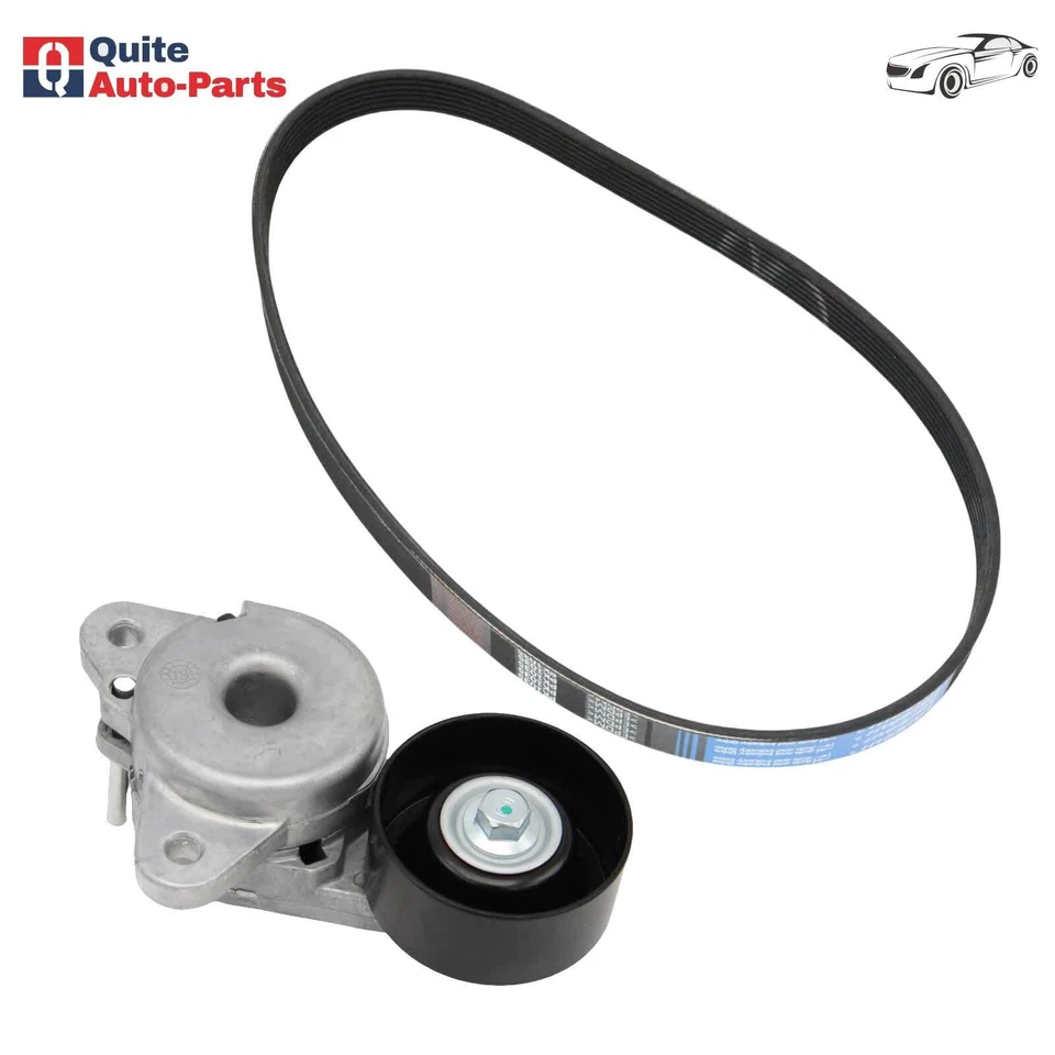 Tensor de correa y correa de motor para Nissan Murano Pathfinder Quest 2013-2024 Foto 2 de 4