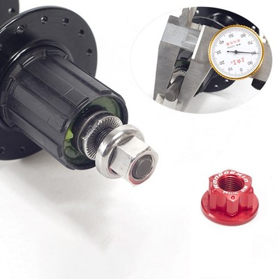 M10 Nut Part Hub M10 Non-quick Release Nuts Professional Track Wheel 4Pcs