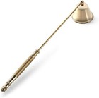 Gold Candle Snuffer 9.5' Stainless Steel Accessory Extinguisher Put Out Candle