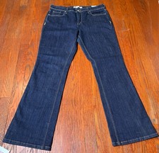 Levi's Denim Jeans Women's Size 12 Dark Wash Blue Regular Straight Leg 5-Pocket