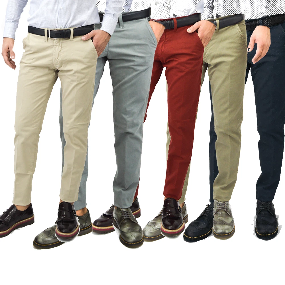Jogging Uomo Pantaloni Cargo Pantaloni Chino Tuta Slim Fit