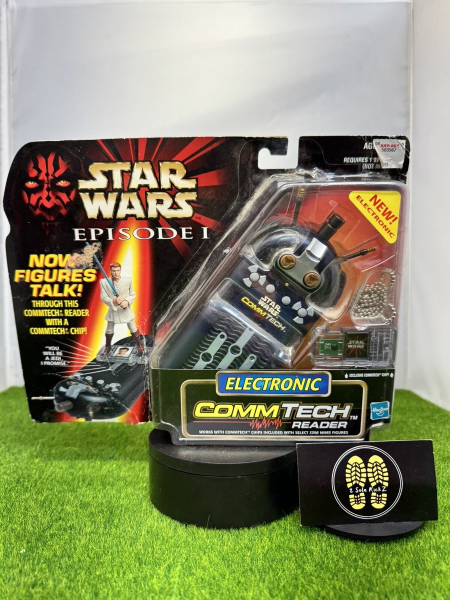 1999 Star Wars Commtech Chip Reader Action Figure Vintage New In Pack Hasbro