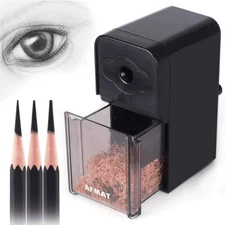 AFMAT Long Point Pencil Sharpener, Art Pencil Sharpeners Charcoal Pencil Sharper