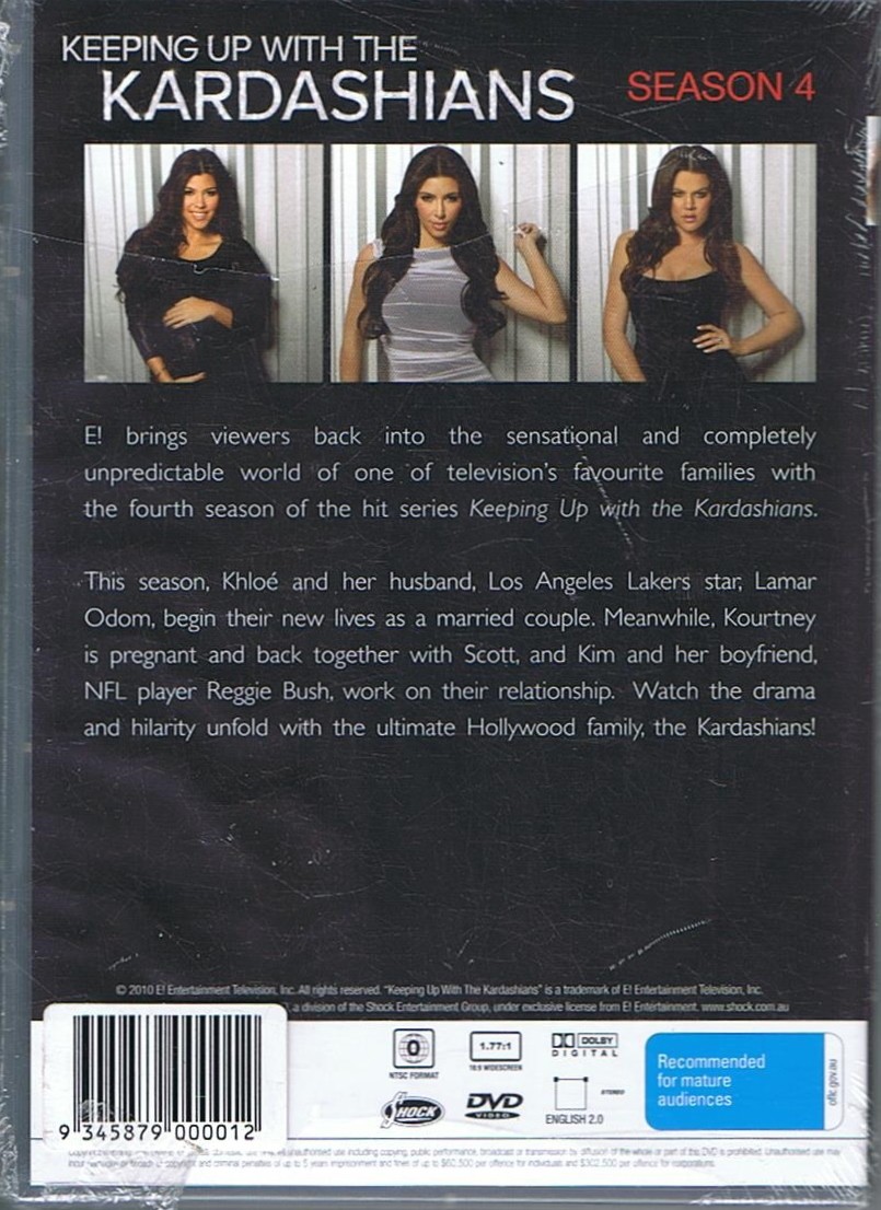 Keeping Up With The KARDASHIANS Season (3 x DVD Set) NEW - Main Image