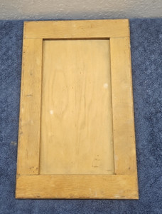 VINTAGE HOOSIER  & SELLERS CABINET OAK WOOD  DOOR  FACE FOR RESTORATION