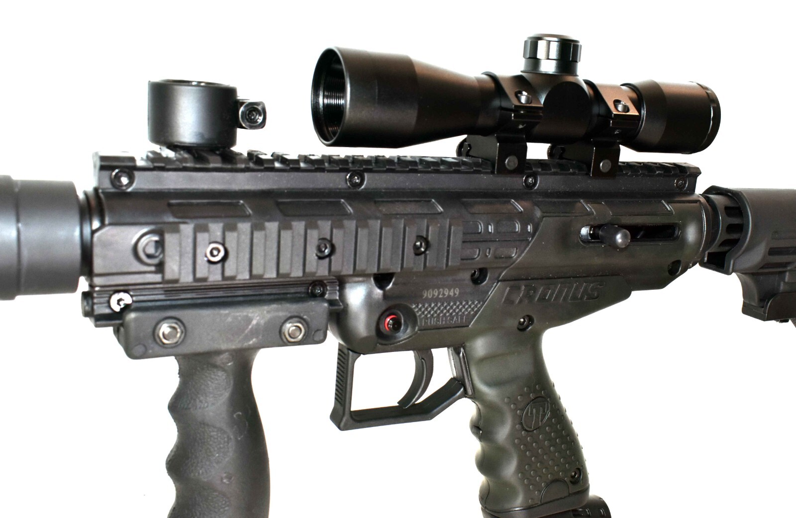 Tippmann cronus 4x32 scope sight aluminum black paintball ac