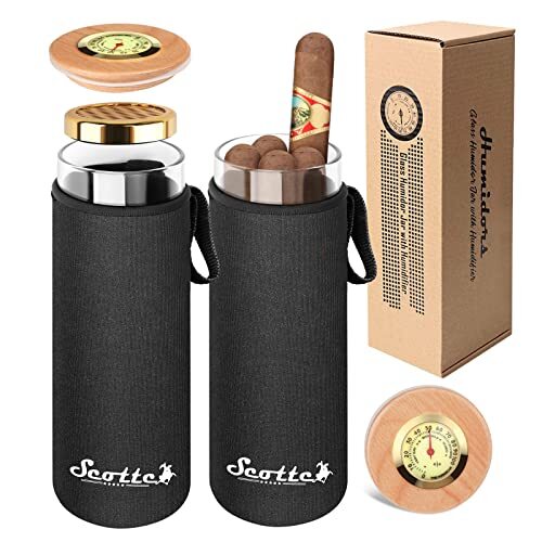 Scotte Astuccio per sigari Humidor Confezione regalo Barattolo di sigari (N2w) - Foto 1 di 1