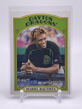 Mariel Bautista 2021 Topps Heritage Minors Real One Auto #ROA-MB Cincinnati Reds