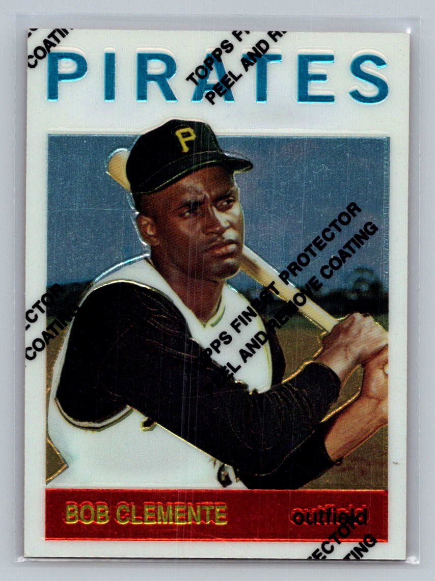 1998 Topps Roberto Clemente Commemorative Reprints Finest #10 Pittsburgh Pirates