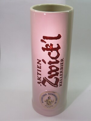 8.8'' Heavy 0.5 Liter Mug Stein: BAYREUTHER Brewery AKTIEN ZWICK'L Kellerbier NEW