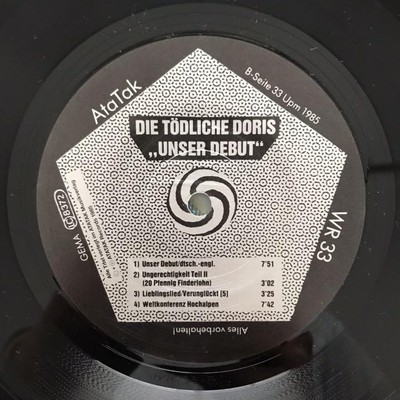 Die T Dliche Doris Unser Debut Lp | eBay