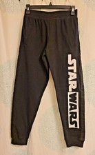 NWT Disney Star Wars Black Kids Sweatpants/Lounge Pants - Medium 10-12 
