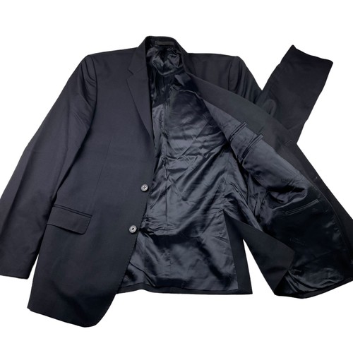 Gianni Versace Men’s 100% Wool 2-Button Blazer Navy Blue • 42R US | 52 IT - Picture 3 of 12