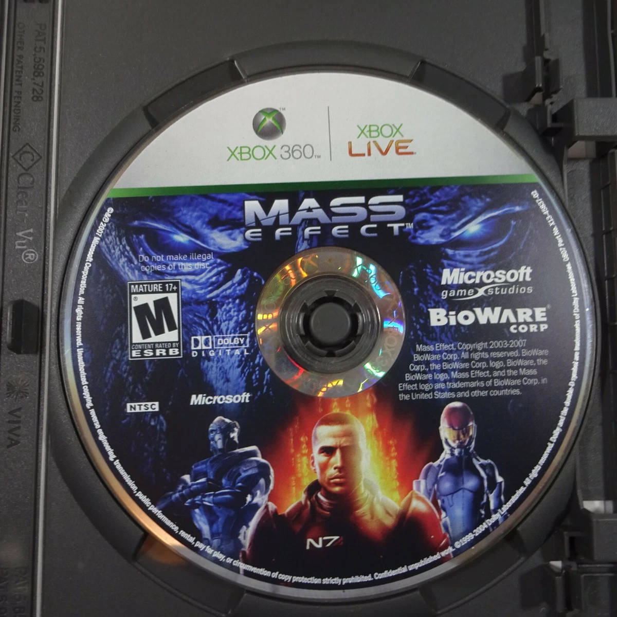 Mass Effect Microsoft Xbox 360 Game Studios Bioware Dolby Digital