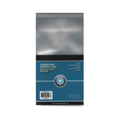 (150-Count) CSP Large Size PSA Slab Resealable Graded Card Sleeves 4 Mil  Poly