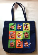BNWT Disney Parks Toy Story Mr. Potato Head Tote Bag Purse Navy Blue