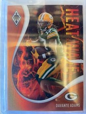 2021 Phoenix Davante Adams Orange Heat Wave Insert SP #79/99 - Green Bay Packers