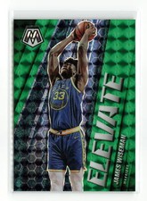 JAMES WISEMAN #5 2020-21 PANINI MOSAIC WARRIORS ELEVATE GREEN