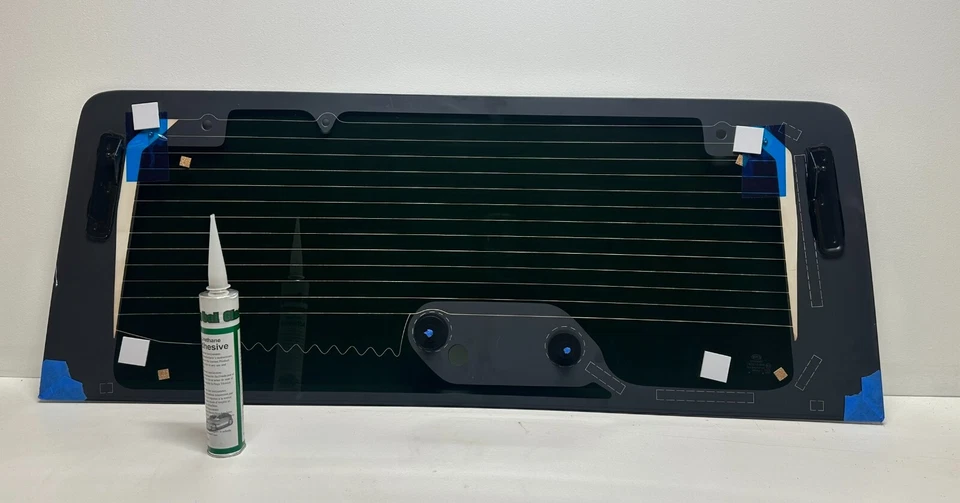 Fit: 2018-2024 Jeep Wrangler Rear Glass Window Heated /No Bottom Molding Foto 2 de 4