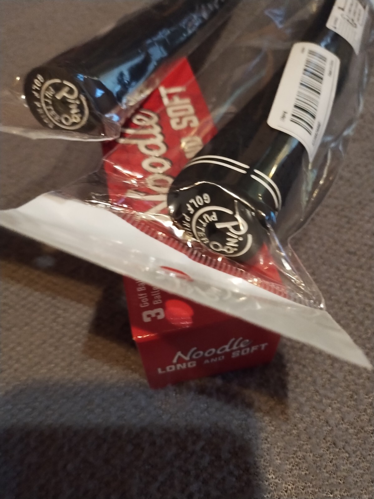 New Ping Ping Man Putter Grips 1 Original / 1 Midsize & 3 Pack Noodle