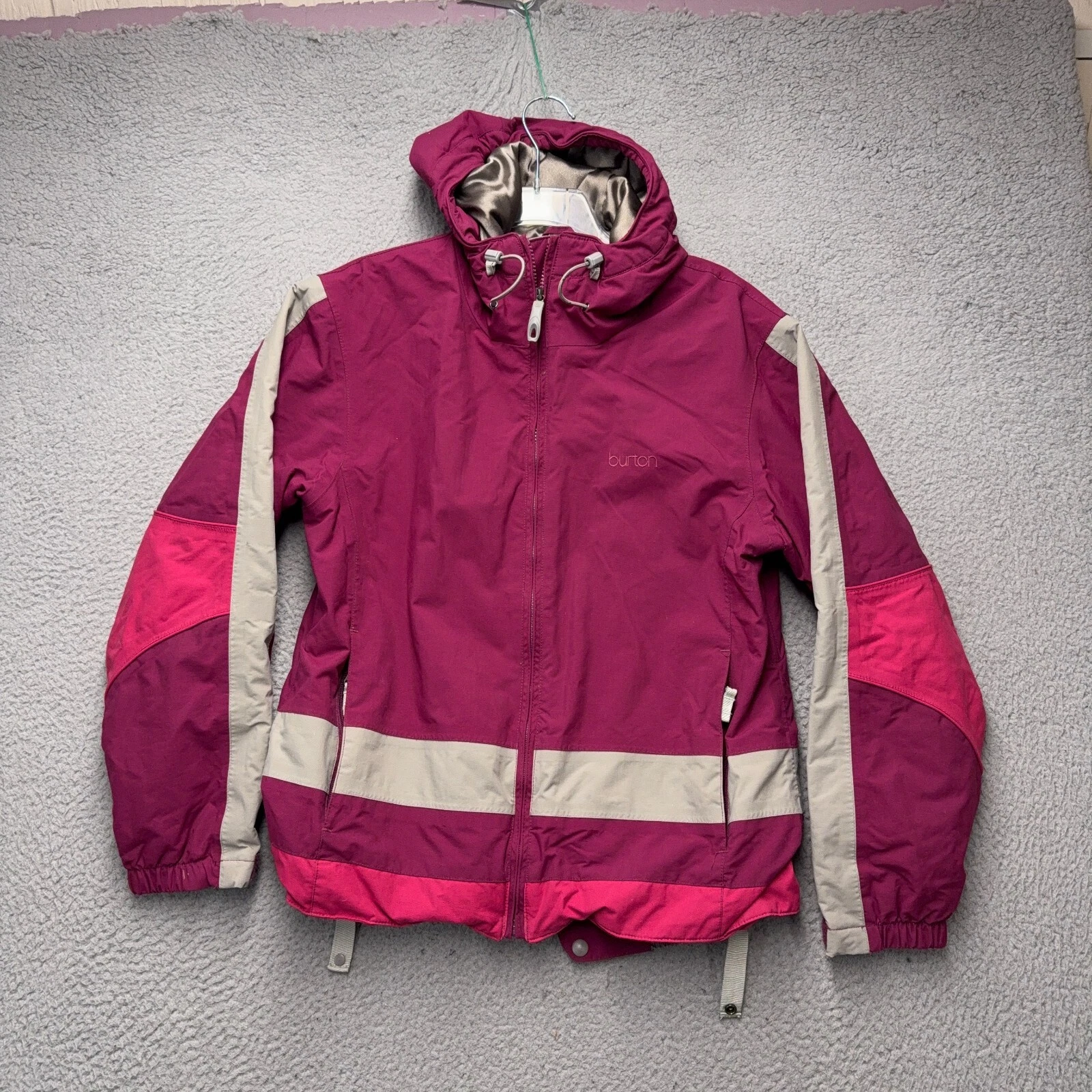 burton full zip insulated ski outdoor jacket