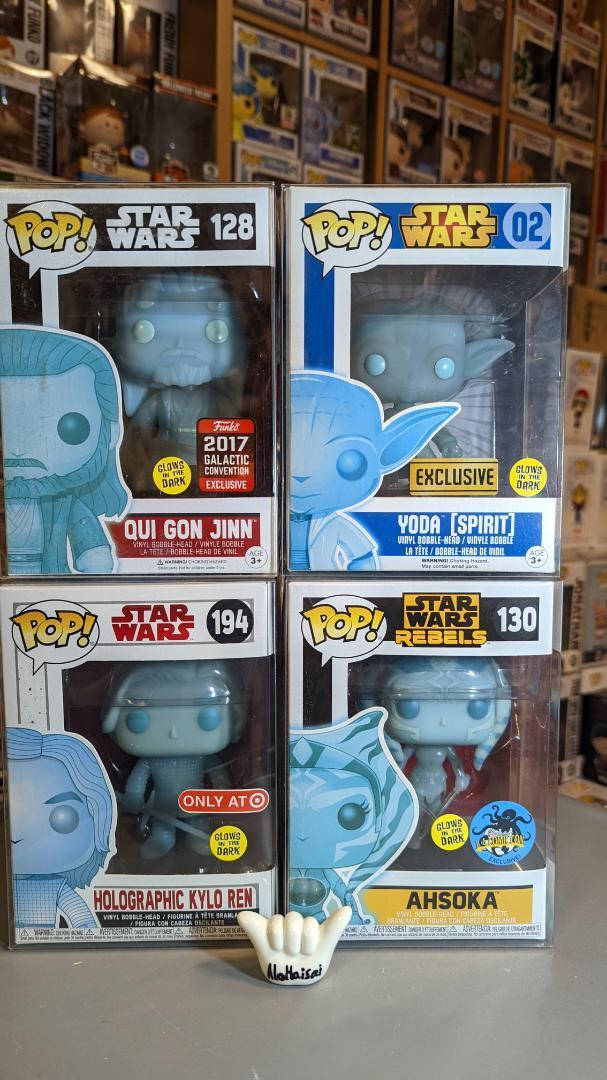 Funko Pop Star Wars GLOW Set Exclusives