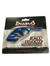 3D Flame HPA CO2 Paintball Rail Drop Forward Cradle Bottomline Medium Short BLUE