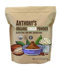Anthony'S Organic Cocoa Powder, 2 Lb, Gluten Free, Non GMO