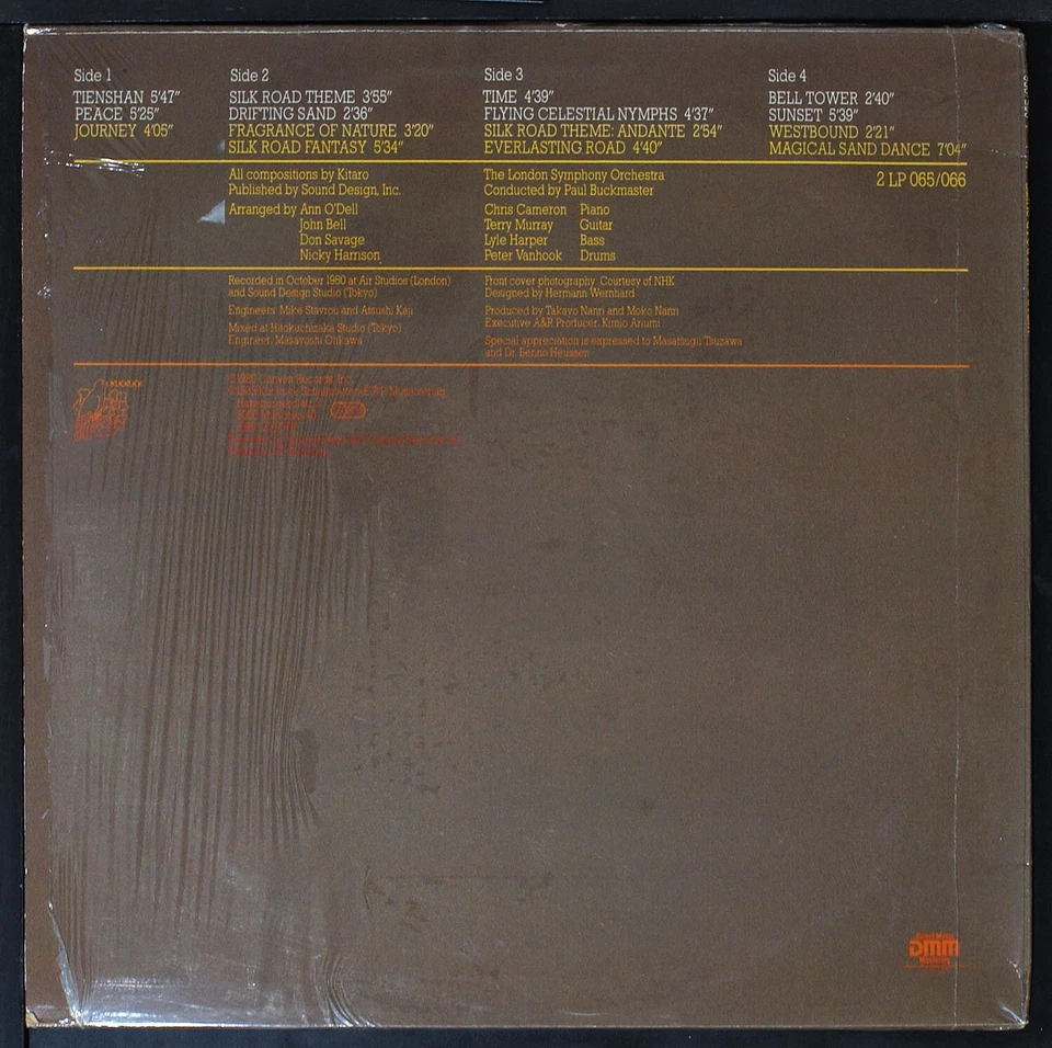 Kitaro - Silk Road Suite - original 2xLP record [NHB1-041] USA - Image 2 of 4