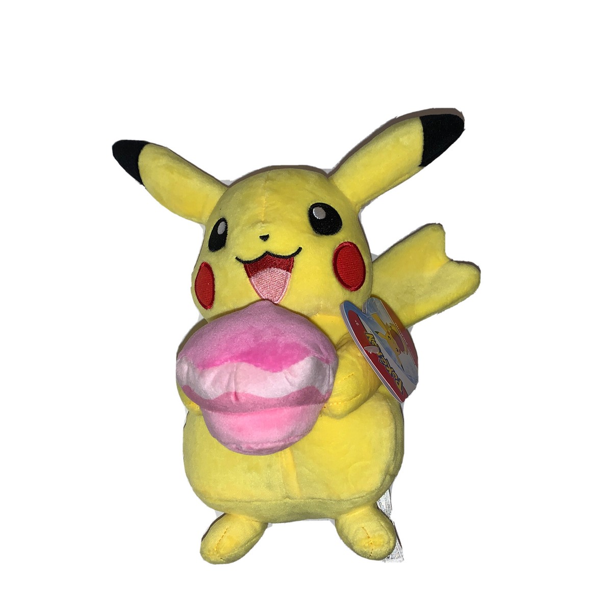 Pokemon Birthday Surprise Pikachu Plush with Cupcake New