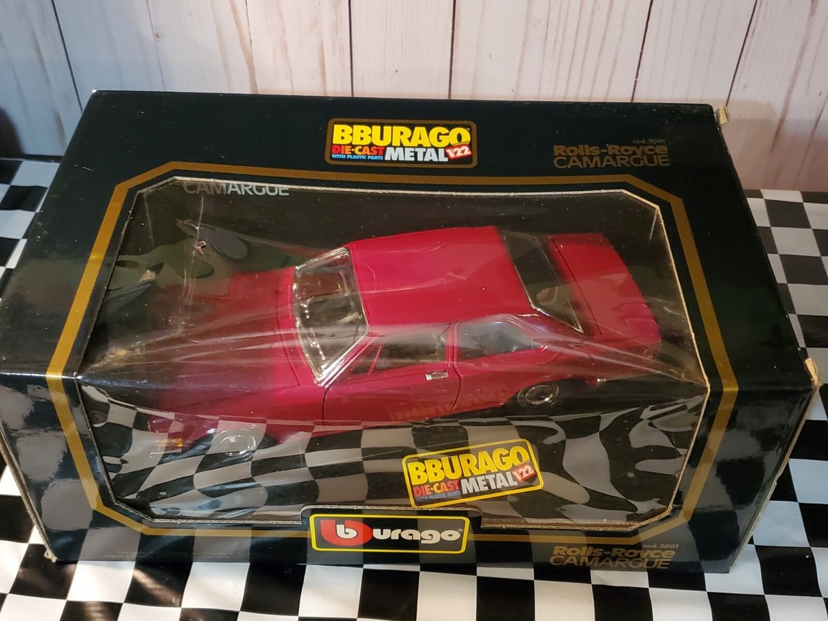 Bburago 1980 Rolls-Royce Camargue Coupe Red 1:22 Scale