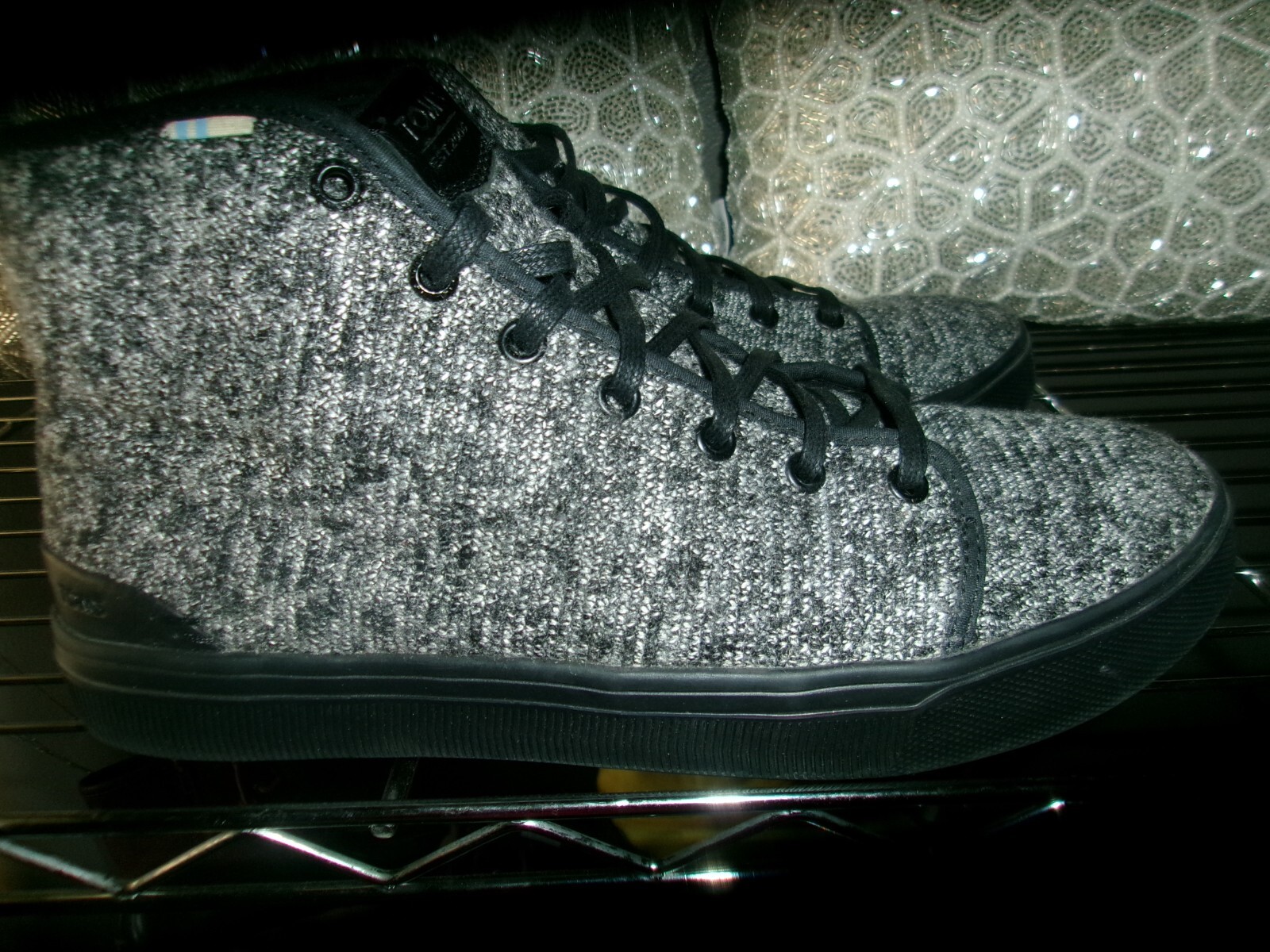 TOMS Travel Lite High Top Black Sneakers Men Size 10 M