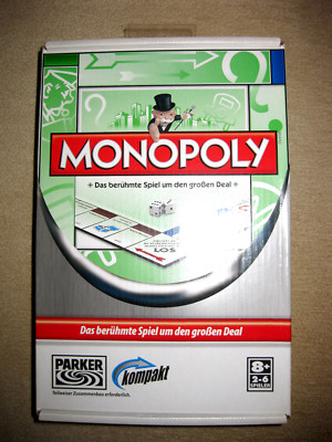 Monopoly * handliches Reisespiel von Parker 23 x 15 cm* ungeöffnet, unbespielt