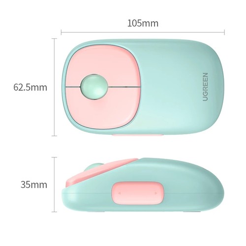 Ugreen Maus MU102 FUN+ Bluetooth / 2,4 GHz kabellose Maus USB-Empfänger - Bild 9 von 14