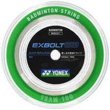String de badminton YONEX BGXB63-1 EXBOLT 63 blanc 100 m