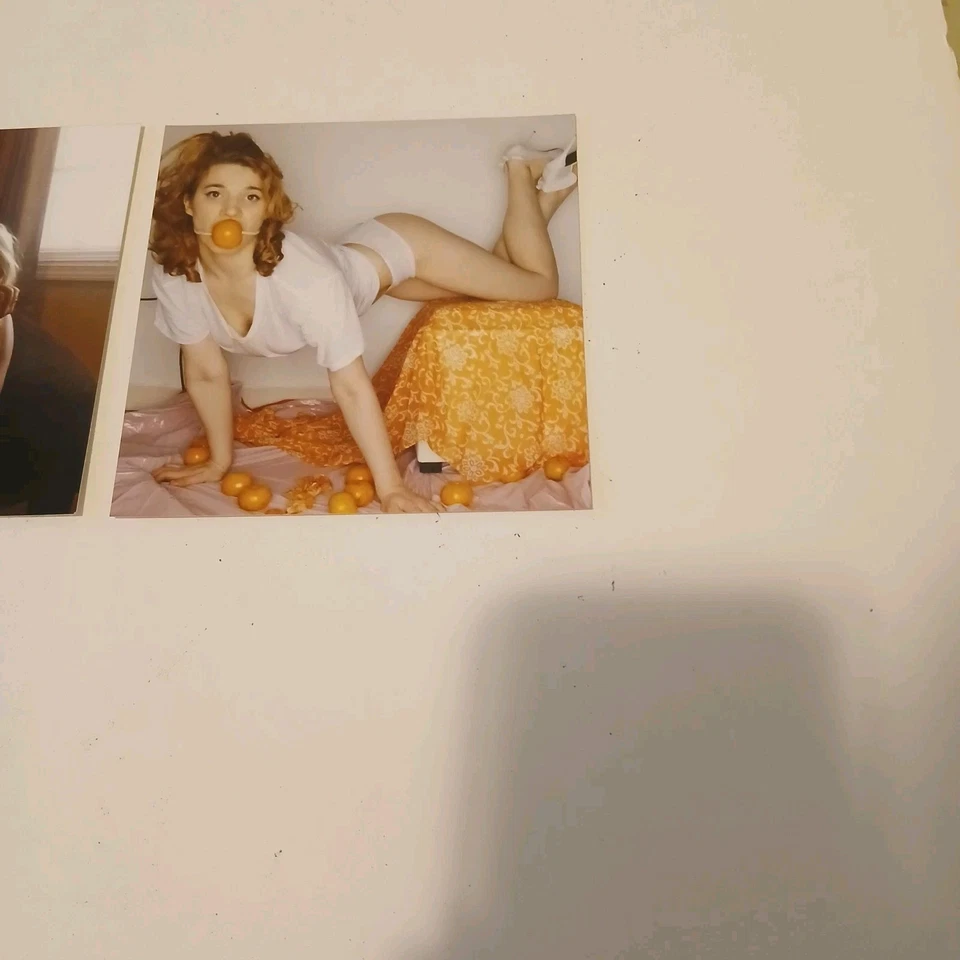 Risque Glamor model redhead photo Blonde woman big booty rear picture print  - Image 3 of 4