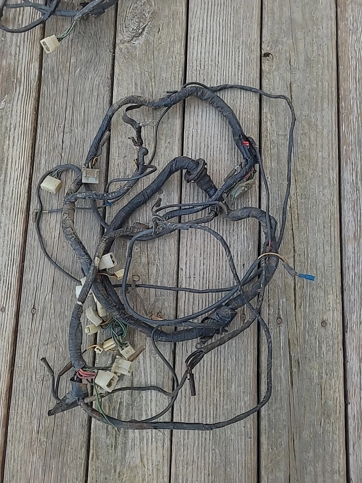 Arnés de cableado completo Datsun 280z 1975-78 carrocería chasis y bahía de motor stock OEM Foto 3 de 4