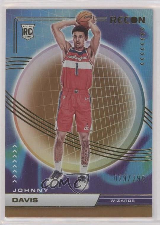 2022-23 Panini Recon Rookies Holo Bronze 29/299 Johnny Davis #220 18aq