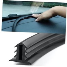Pack of 1 Car Dashboard Seal Strip Rubber Seal Protector Guard 6.56Ft Black