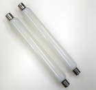 2 x Endon 60W Double ended Incandescent Striplights 240V Warm White Opal Finish