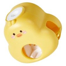 Hygienic Plastic Toothpaste Squeezer with Wall Mount Duck Toothbrush Holder